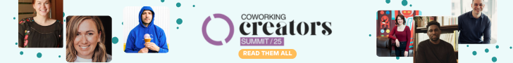 Coworking Creators Summit 2025 Banner (Leaderboard (IAB))