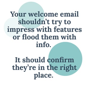 Welcome email web quote