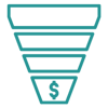 coworks marketing funnel icon