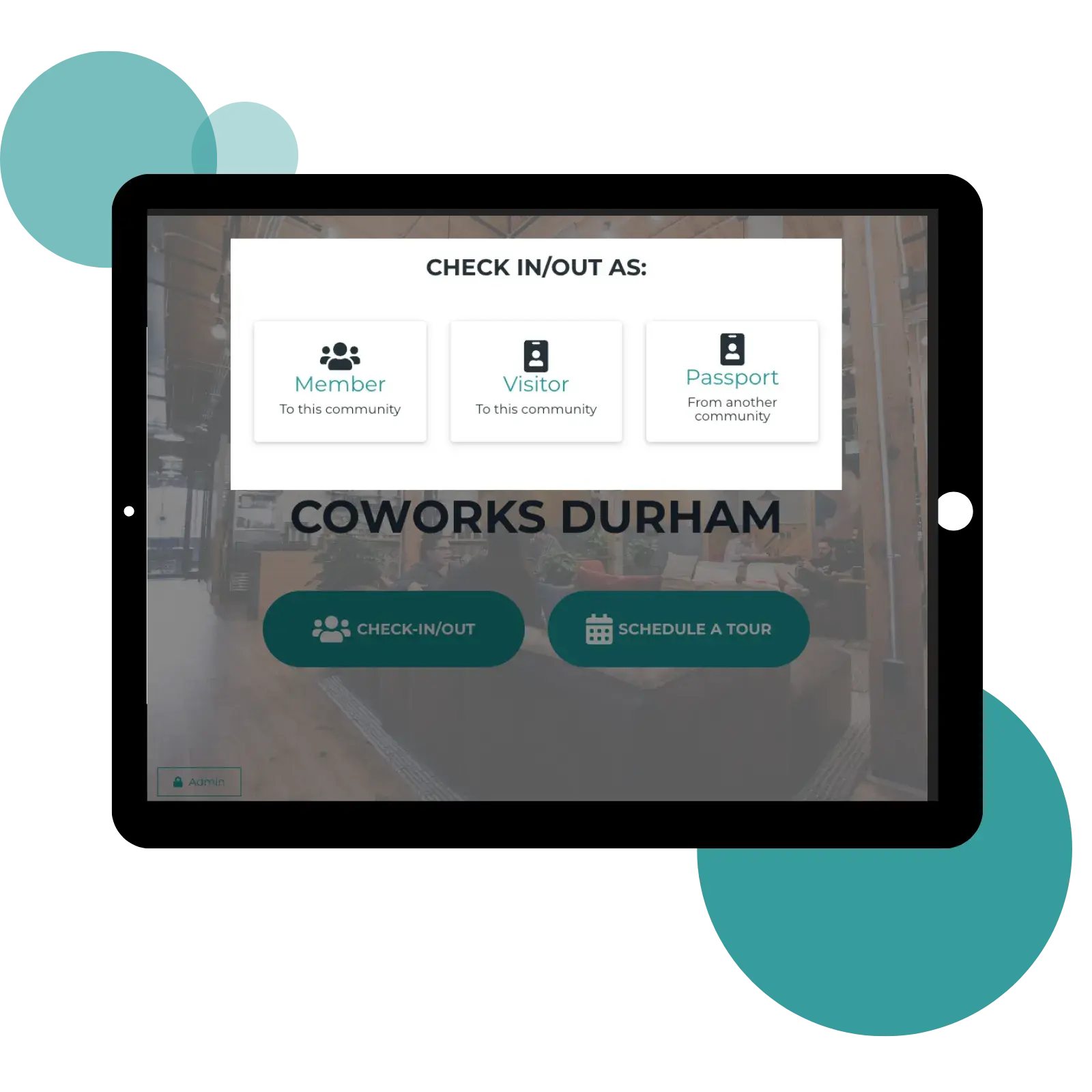 Coworks Front DeSk Check In App Passport