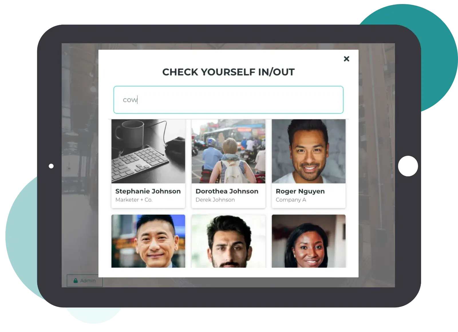 Front desk app member check in search hero